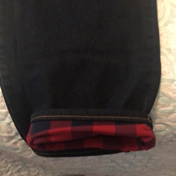 GREAT FOR WINTER!! Brand new!! Lands End Men’s Square Rigger Lined Jeans - Picture 4 of 5